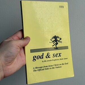Yellow 'God & Sex' Book by Ryder James